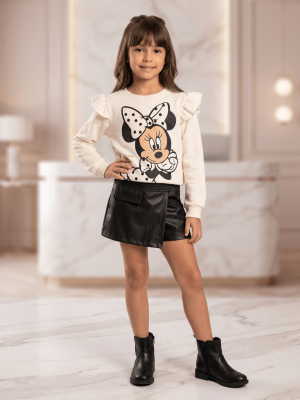 GRADE BLUSA MOLETOM MINA BABADO