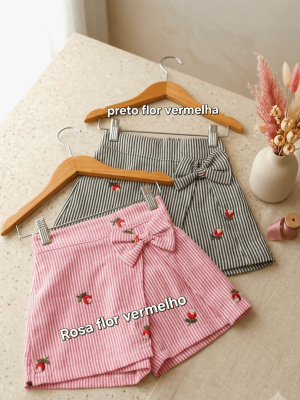 GRADE SHORT SAIA BORDADO
